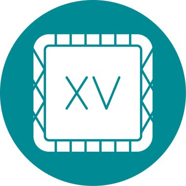 Bir dijital simgenin vektör illüstrasyonu