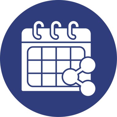 Takvim. Web simgesi basit tasarım