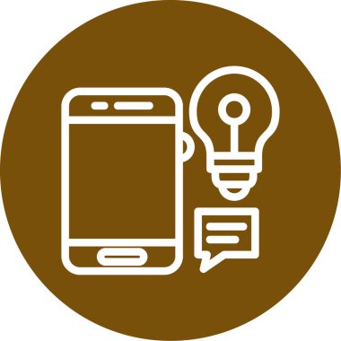 Vektör Mobil simge illüstrasyonu