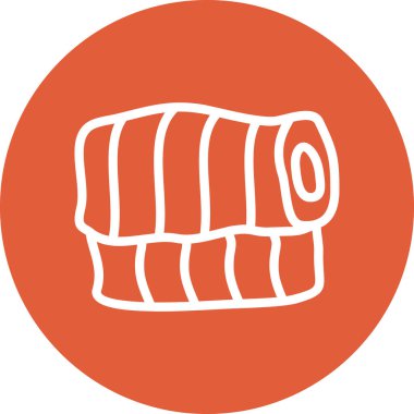 Tek bir izole simgenin vektör illüstrasyonu