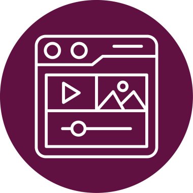 Moda biçimi izole edilmiş arkaplanda tarayıcı simgesi