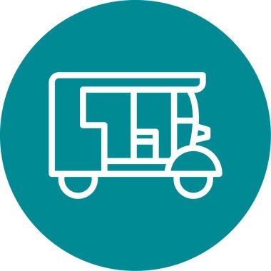 Kamyon. Web simgesi basit illüstrasyon