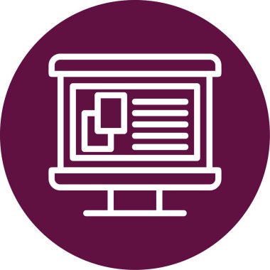 Modern dizüstü bilgisayarın vektör illüstrasyonu