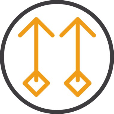 ok simgesi vektör illüstrasyonu