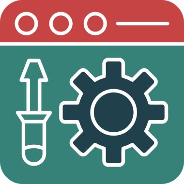 seo modern simgesinin vektör illüstrasyonu