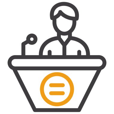 Müşteri servis simgesi vektör illüstrasyonu