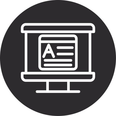 belge web simgesi basit tasarım