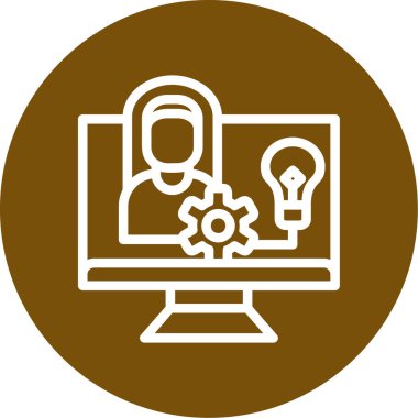 seo modern simgesinin vektör illüstrasyonu