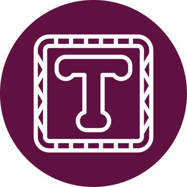 Modern bir simgenin vektör illüstrasyonu