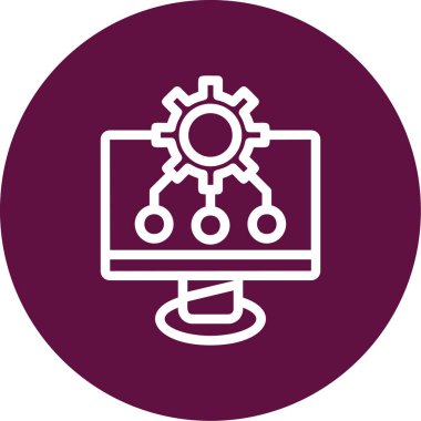 Kişisel ayarlar simgesi tasarımının illüstrasyon vektör simgesi