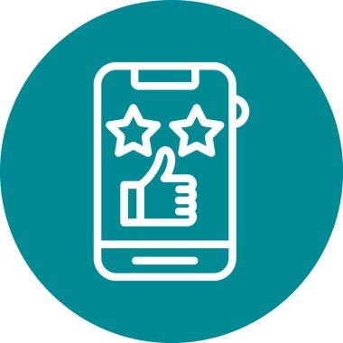 Vektör akıllı telefon simgesi illüstrasyonu