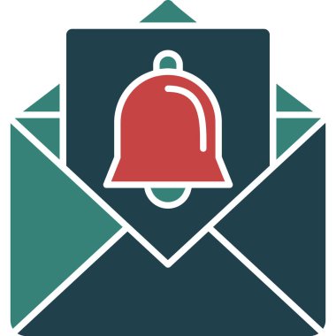 Zarf. Web simgesi basit illüstrasyon