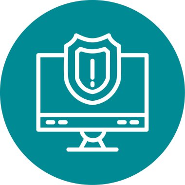 Güvenlik simgesi. vektör illüstrasyonu.