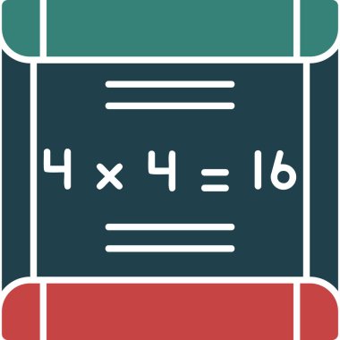 Matematik simgesi vektör illüstrasyonu