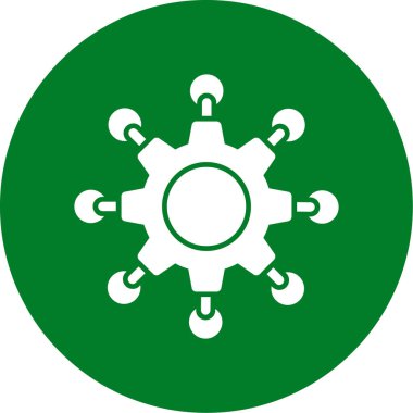 Dişliler. Web simgesi basit tasarım