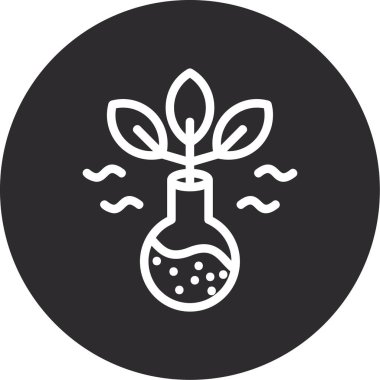 bitki simgesi vektör illüstrasyonu