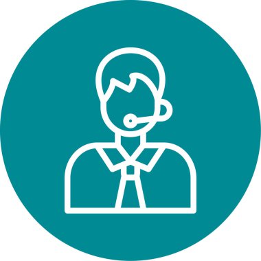 Modern doktor simgesinin vektör çizimi