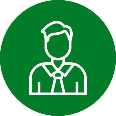 İnsan simgesinin vektör illüstrasyonu