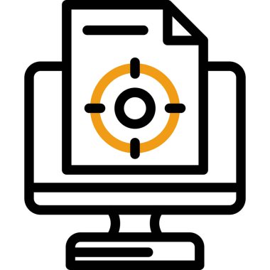 veri merkezi simgesi. özet veri merkezi vektör rengi düz izole