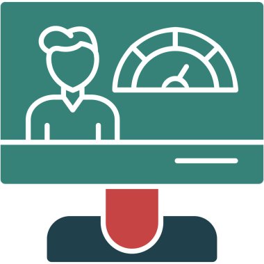 seo modern simgesinin vektör illüstrasyonu