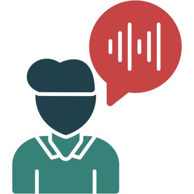 Müşteri hizmet renkli vektör simgesi