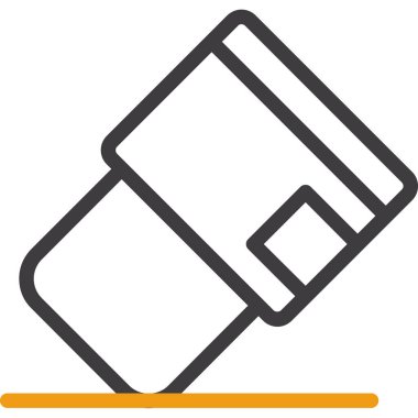 pil simgesi, vektör illüstrasyonu