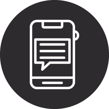 Modern simgenin vektör illüstrasyonu