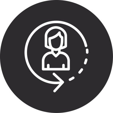 avatar erkek kişisi simgesi ana hatlar biçiminde