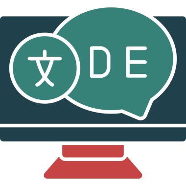 Düz biçimli dil simgesi