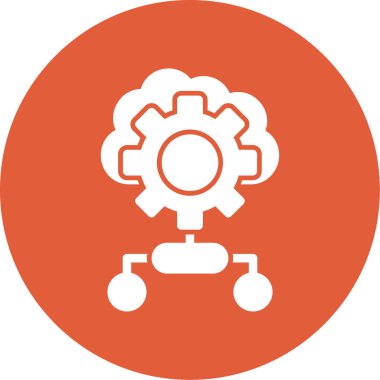 dişli simgesi vektör illüstrasyonu