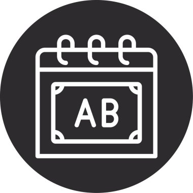 Modern b 'nin vektör illüstrasyonu eksik simgesi