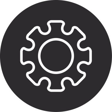 Teçhizat Web simgesi basit illüstrasyon