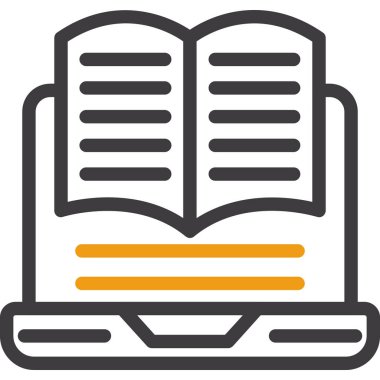 kitap eğitimi kitaplığı simgesi