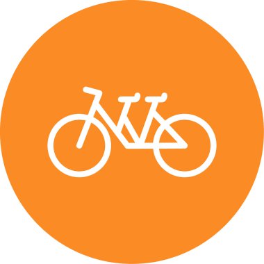 bisiklet ikonu vektör illüstrasyonu