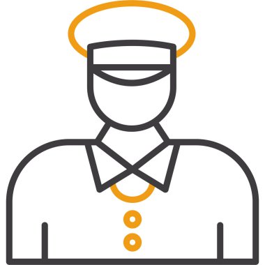 avatar simgesi vektör illüstrasyonu.