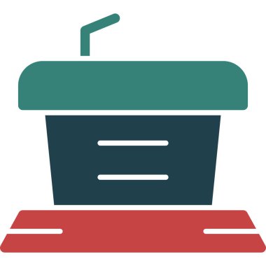 Alışveriş sepeti vektör simgesi