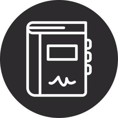 kitap web simgesi basit illüstrasyon,