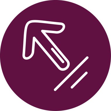 Yol işareti simgesinin vektör illüstrasyonu