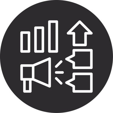 seo modern simgesinin vektör illüstrasyonu