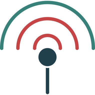 wifi sinyal vektör simgesi