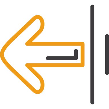 El İşaretleyici Simgesi Vektör İllüstrasyonu