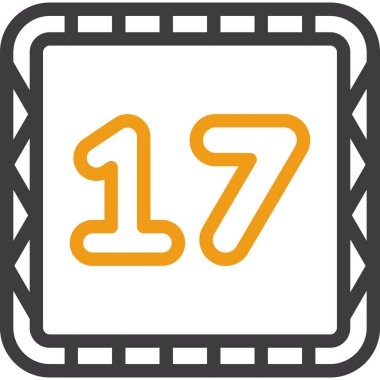 Takvim simgesi vektör illüstrasyonu