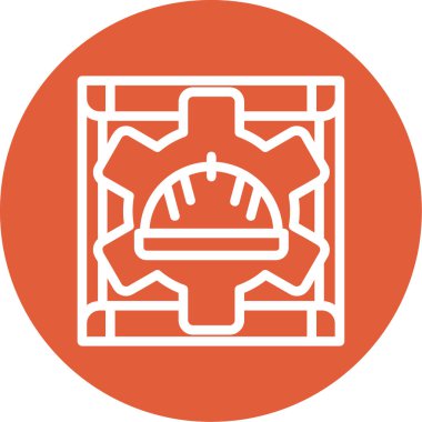 Bir haçın kırmızı ve beyaz çizgilerinin vektör çizimi