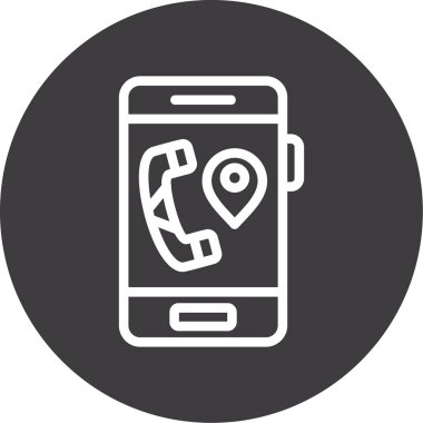 Telefon simgesi vektör resimleme çağrısı