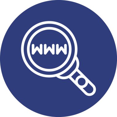 Arama simgesi vektör illüstrasyonu