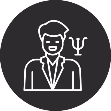 Modern b 'nin vektör illüstrasyonu insanoğlunun ikonundan yoksun