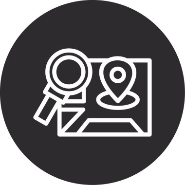 seo modern simgesinin vektör illüstrasyonu