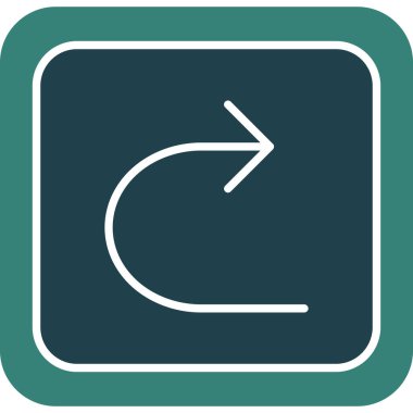 ok yönü sağ simge rozet biçiminde