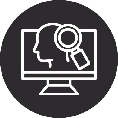 Veri depolamanın vektör simgesi