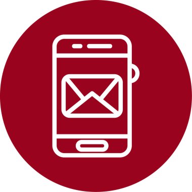 Vektör e- posta ağı Simgesi